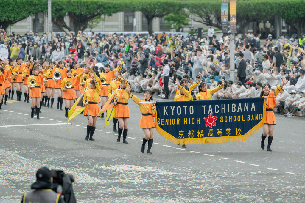 京都橘高校吹奏楽部 遠征用エナメルバッグ 京都橘高校吹奏楽部